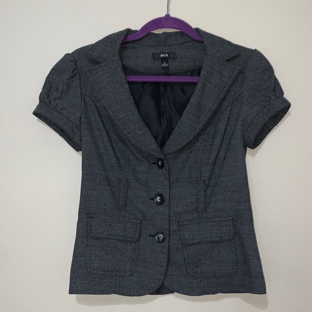 Gray blazer